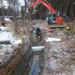 Maakaapelit, kunnallistekniikka jne. samassa kaivannossa - Kaivuupalvelu Petteri Lehtonen Kustavi